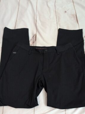 Rhone Mens 31 Black Straight Leg Chino Performance Stretch Pants